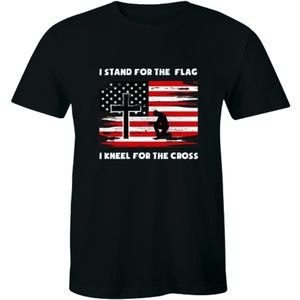 I Stand For The Flag I Kneel For The Cross T-shirt